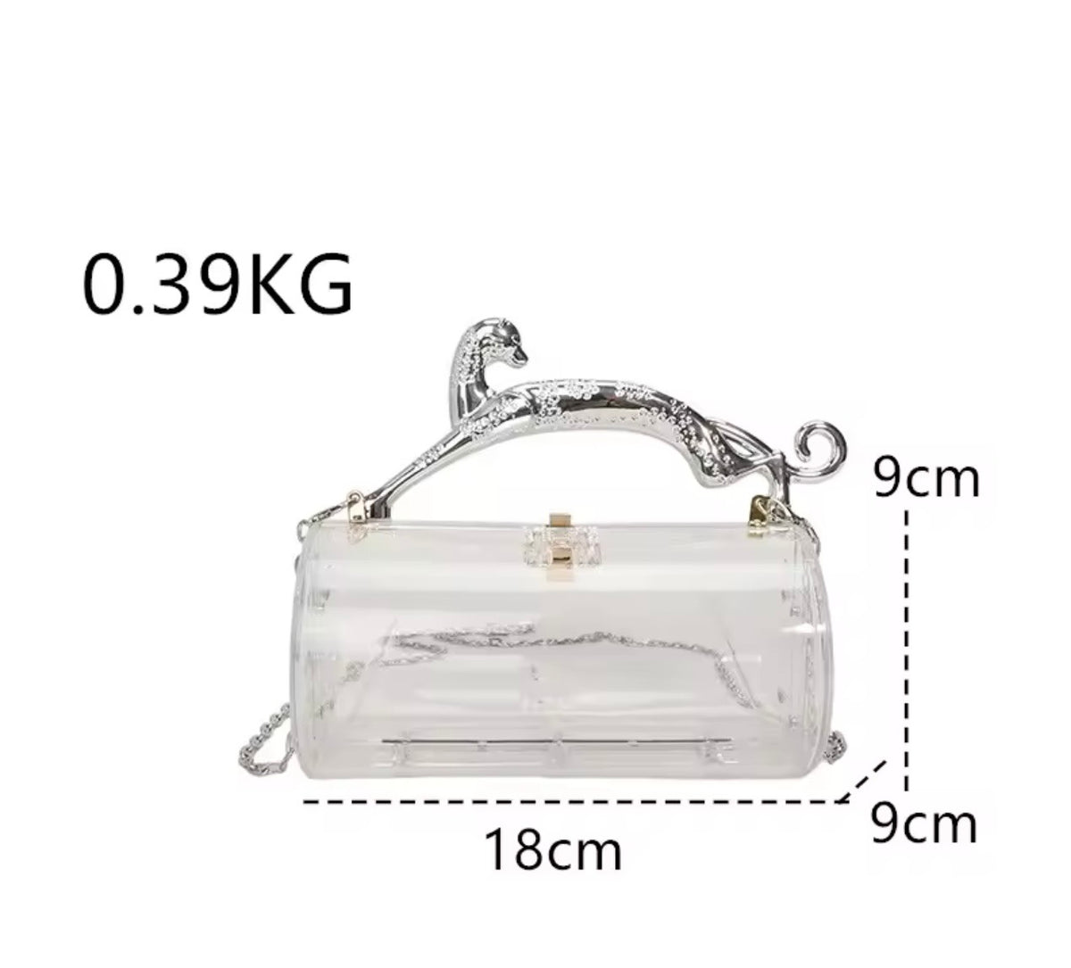 Panther Handle Clutch
