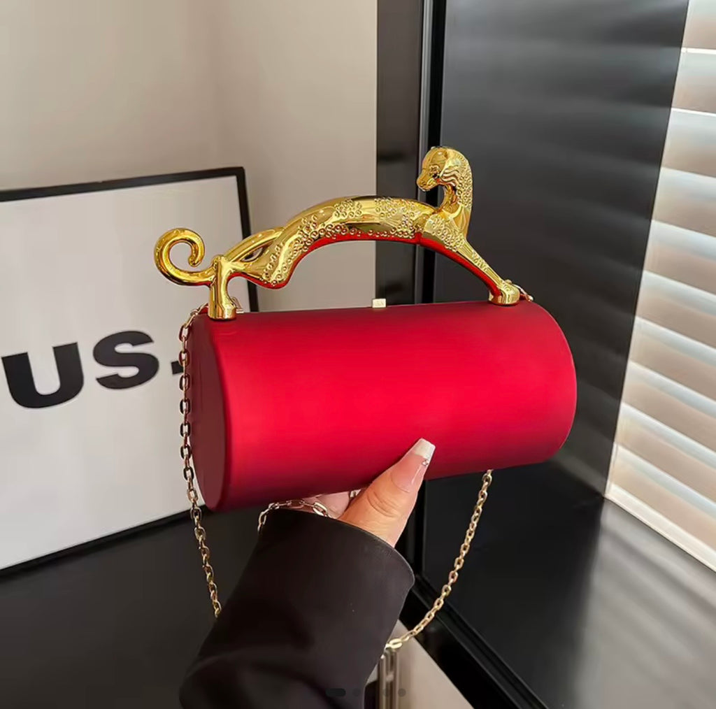 Panther Handle Clutch