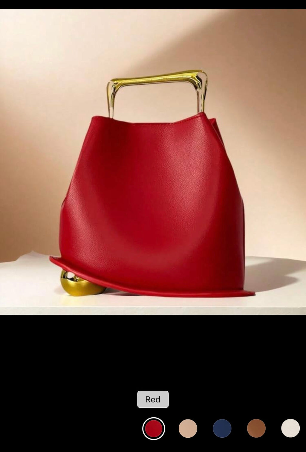 ✨ Sculpted Modern Handbag