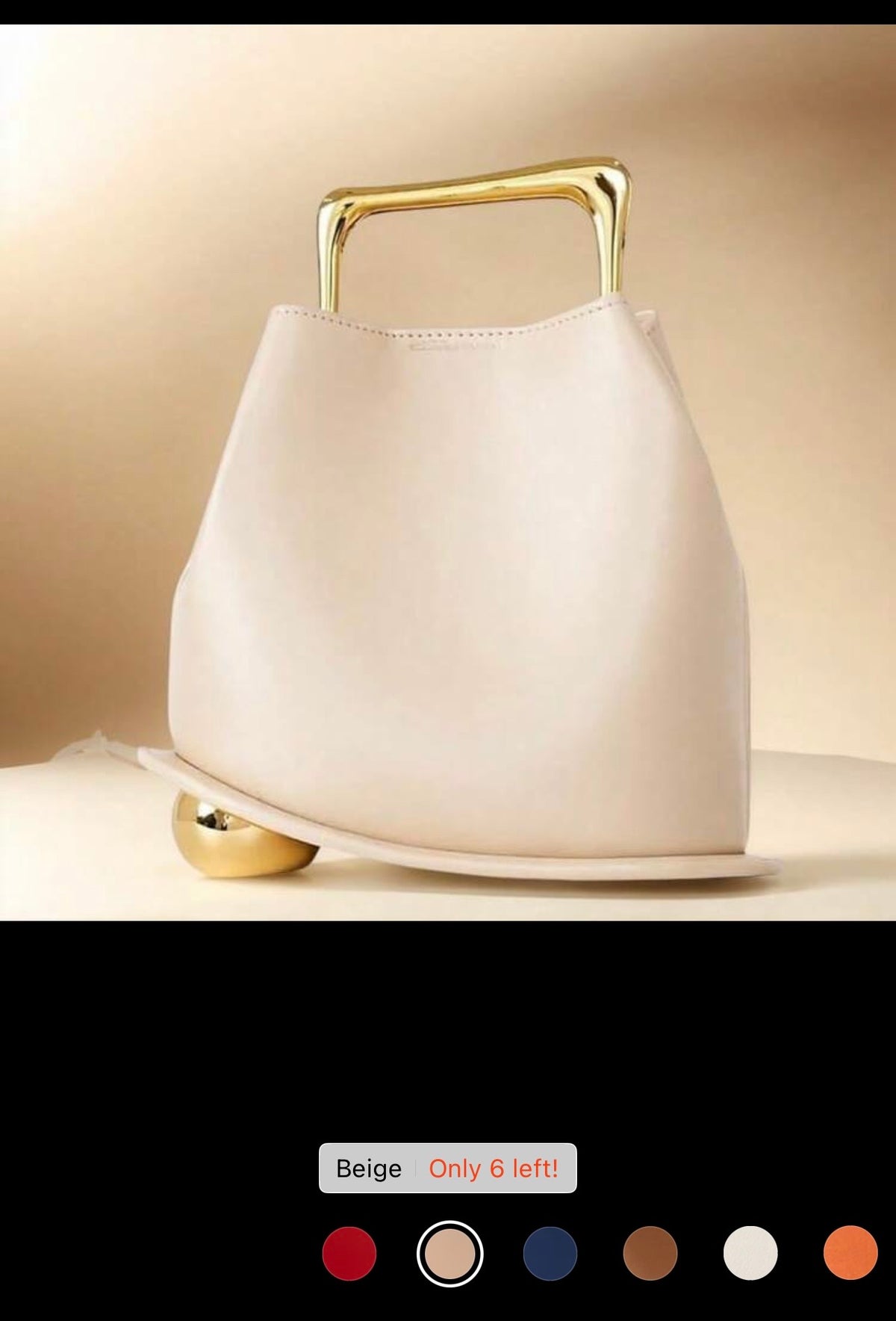 ✨ Sculpted Modern Handbag