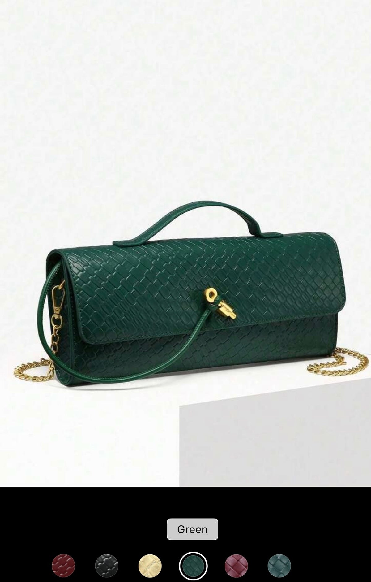 ✨ Modern Minimalist Woven Clutch