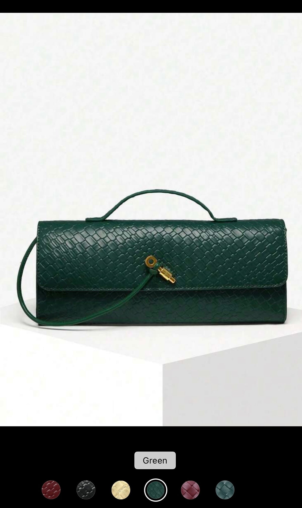 ✨ Modern Minimalist Woven Clutch