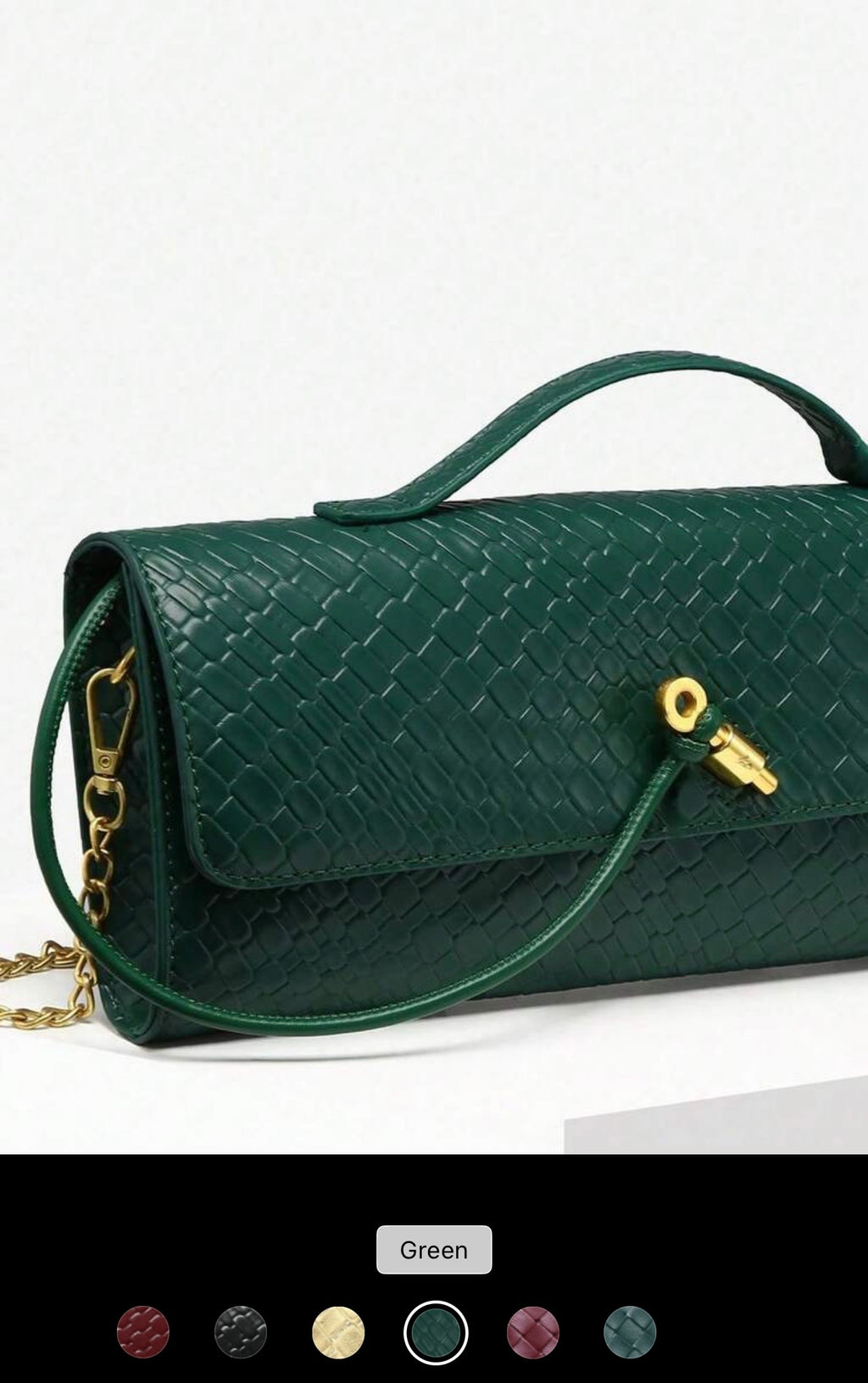 ✨ Modern Minimalist Woven Clutch