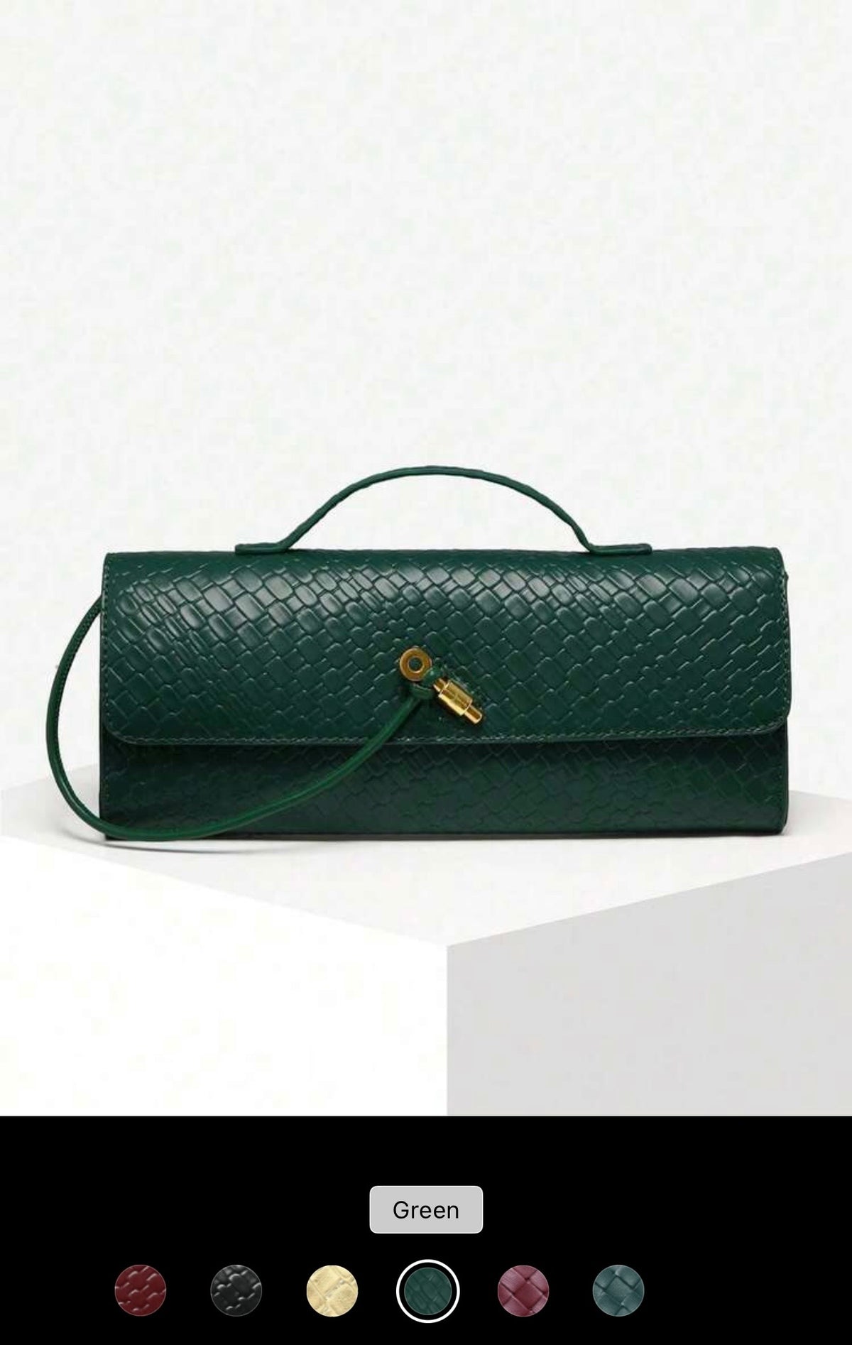 ✨ Modern Minimalist Woven Clutch