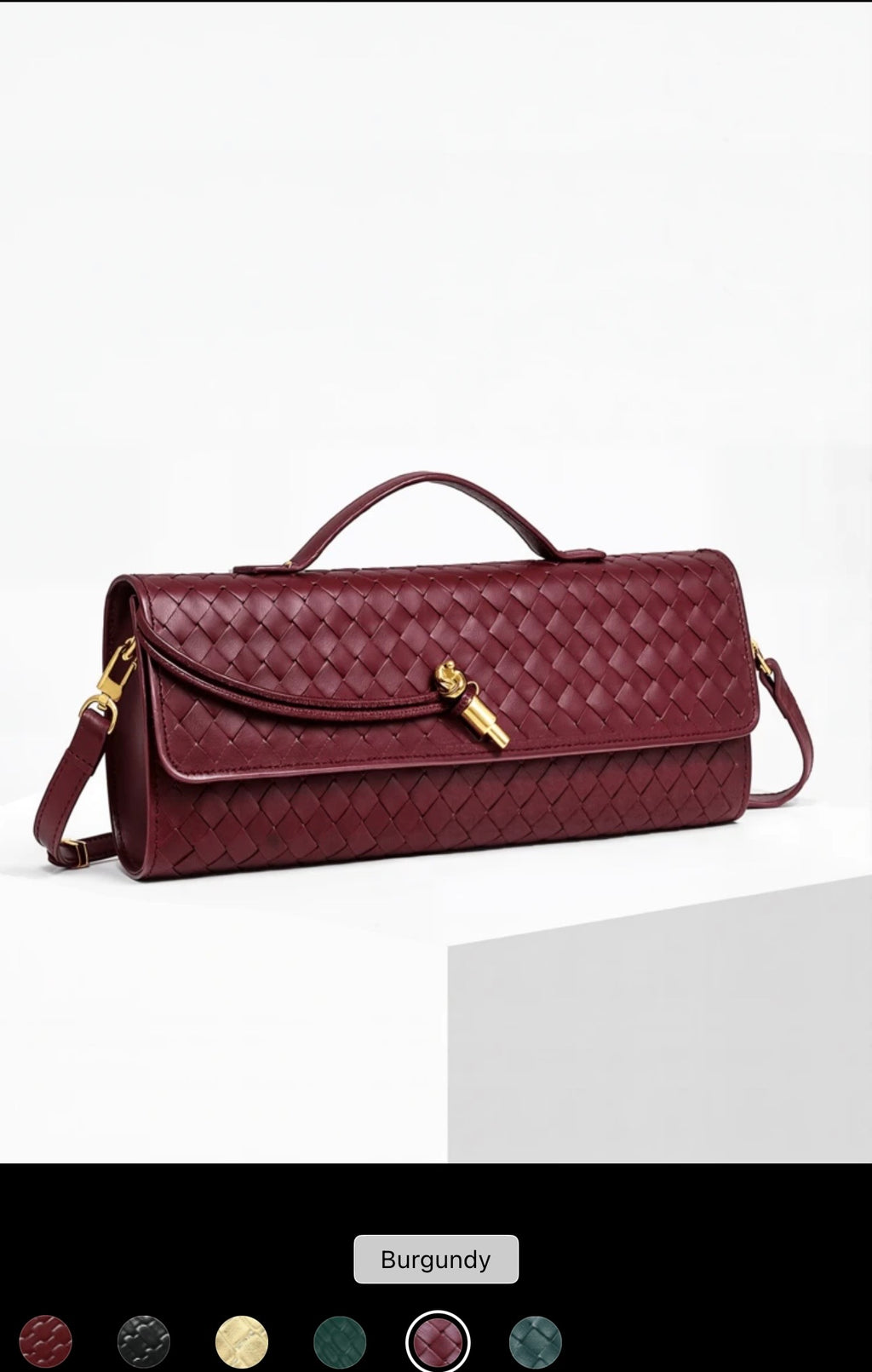 ✨ Modern Minimalist Woven Clutch