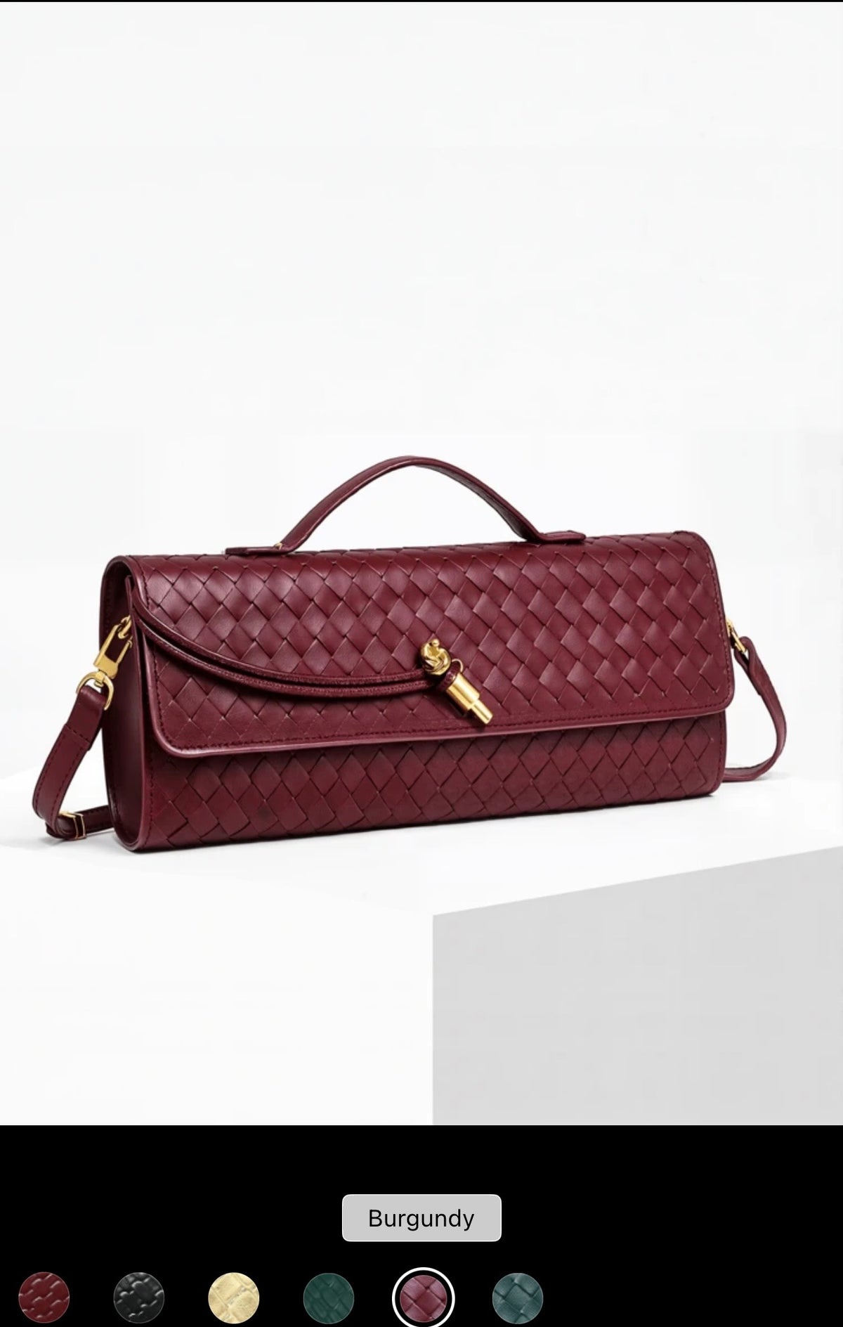 ✨ Modern Minimalist Woven Clutch