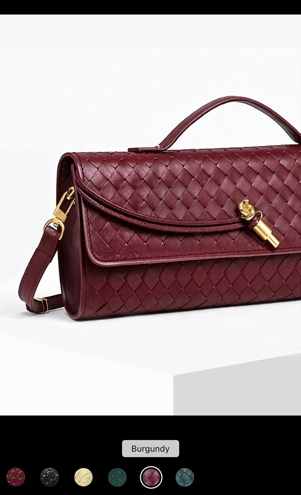 ✨ Modern Minimalist Woven Clutch